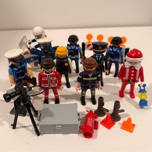 Playmobil  Figures Police Cops Swat lot